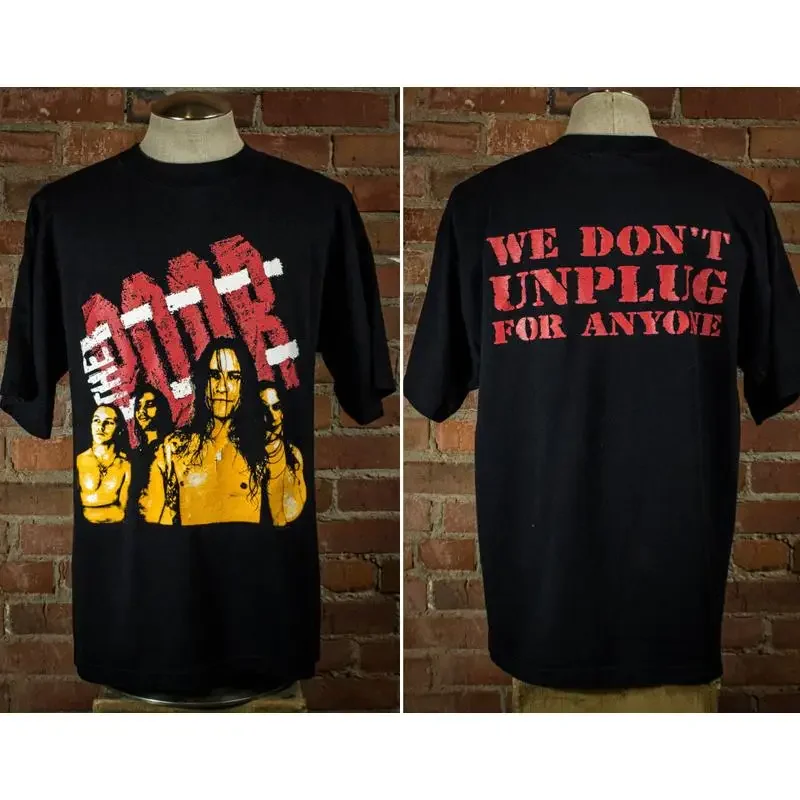 Vintage 1994 The Poor We Don'T Unplug For Anyone Black Concert T Shirt