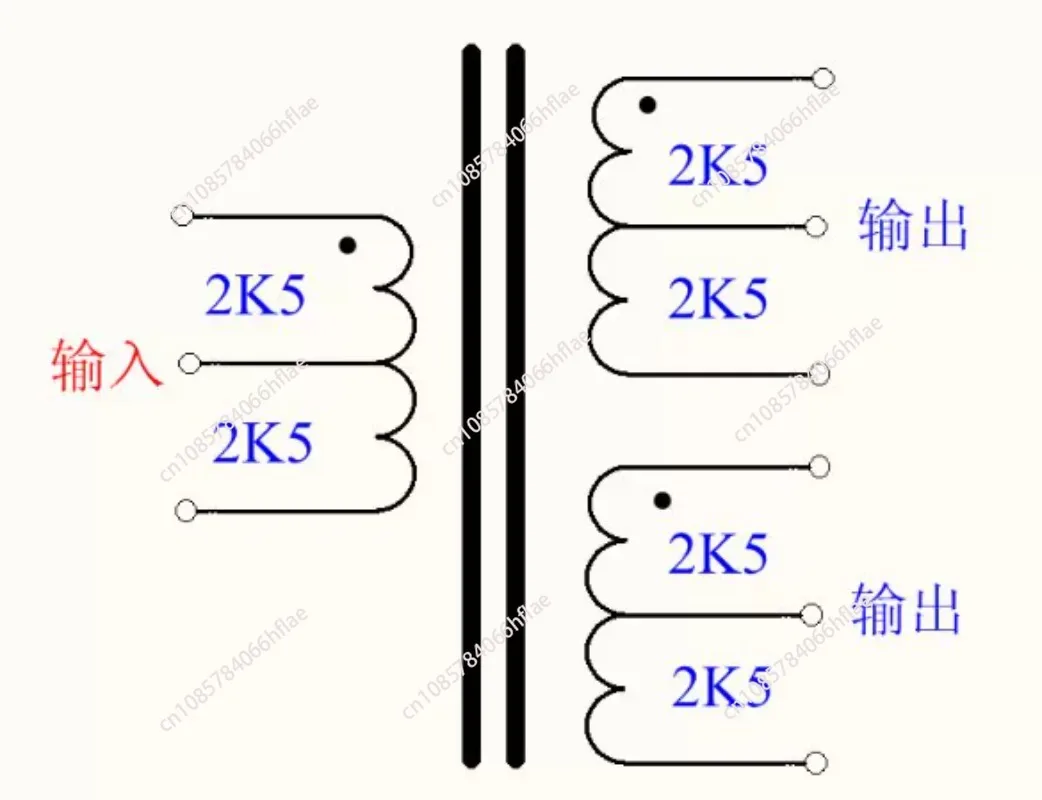 10K:10K+10K Amorphous Dual C Signal Input Transformer Balanced Output Wide Frequency Response High Dynamic Range