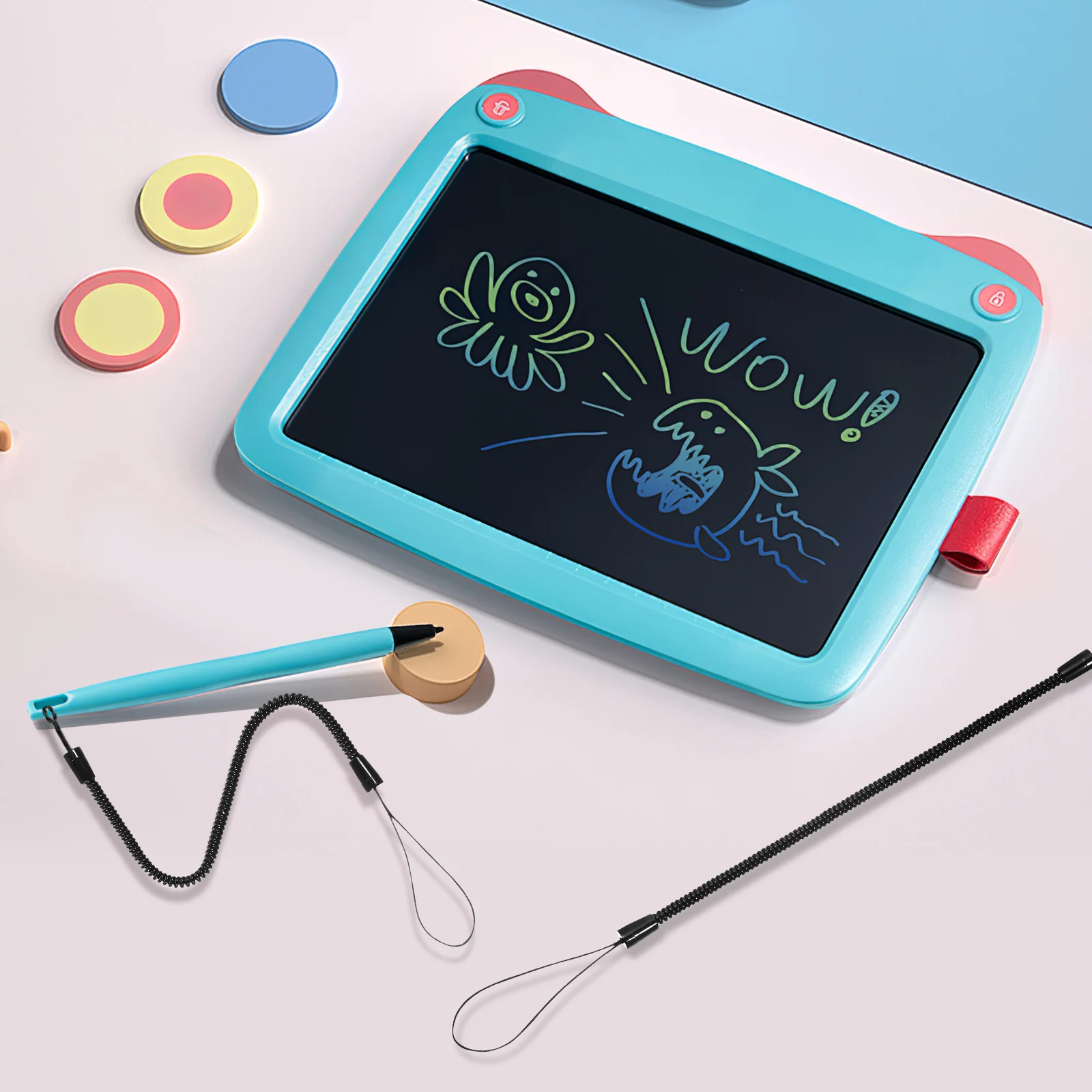 Elastic Lanyard for Stylus Pen 8 Pack Retractable Spring Rope Anti Lost Tether Cord Pen Holder Hanging Strap