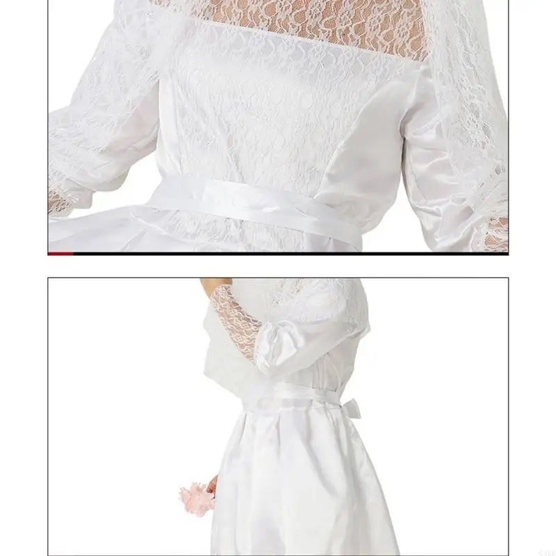 Q0ke 3pcs sposa costume da sposa uomo abito da sposa velo da sposa con set cinture