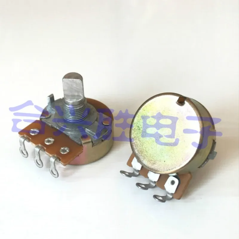 3PCS 24 Type Audio Tuning Tuning Potentiometer Guitar Potentiometer B10K Rotation 270 Degrees Shaft Length 15MM