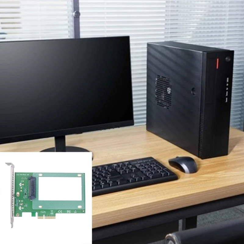Easy to Install PCIE 4X to U.2 NVMe SFF8639 Converter Expand Storage Choices with Quick Conversion Dropship