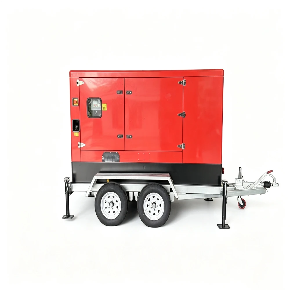 Generator Trailer All-terrain Mobility Silent Operation