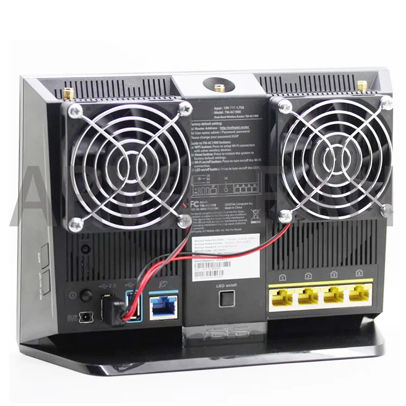 Ventilateur USB de refroidissement de routeur d'origine AC86U EX6200 AC15 RT-AC68U 70x70x15mm