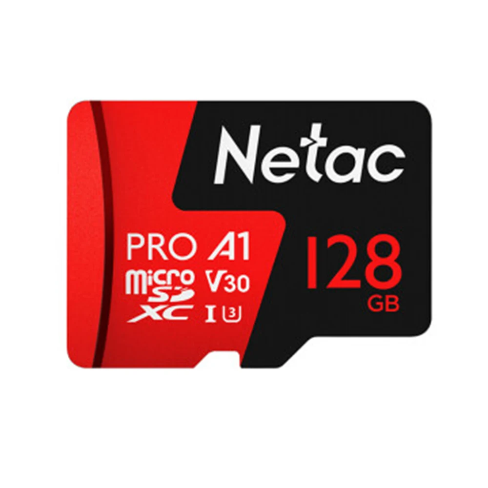 Netac P500 Extreme Pro microSD Card 128GB 64GB 32GB Support 4K UKD video For Car DVR & Surveillance Camera & Sports Camera