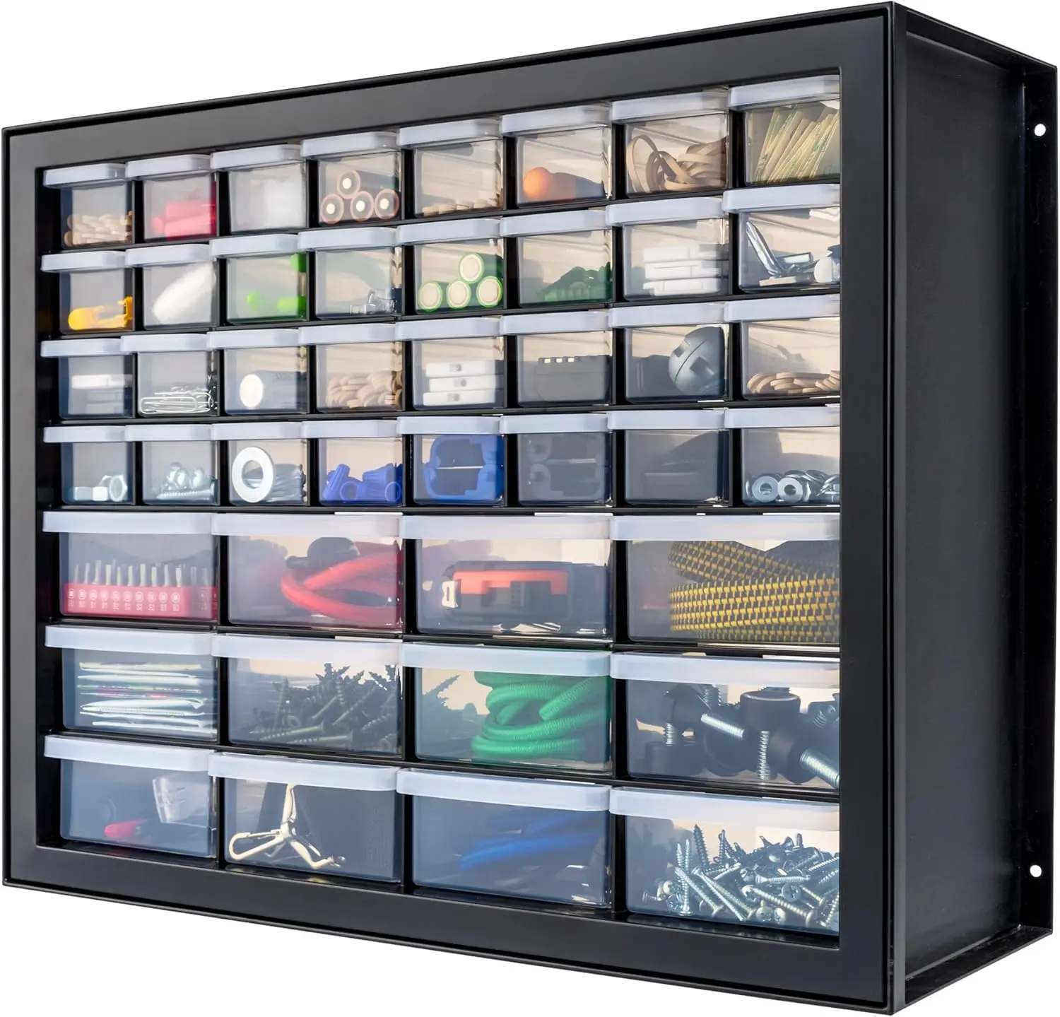 

Screw Tool Organizer Small Parts Cabinet Chest, 44-Drawer Hardware Electronics Nuts Bolts Storage Drawers Organization