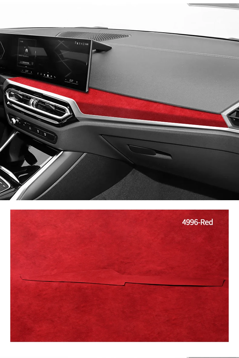 Für BMW Two-gate G42 3er I3 G20 G28 4er I4 G23 Mittelkonsole Dashboard Trim Aufkleber aus Alcantara Auto Innen Zubehör – Detail 10