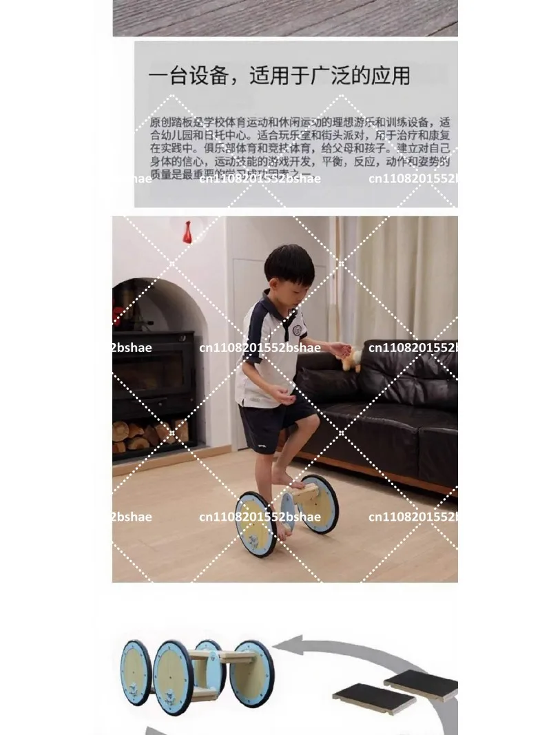 Kids Adults Sensory Integration Training Balance Scooter Two Wheel Pedal Exercise Bike Home Fitness Coordination Equipment