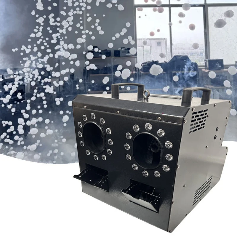 

Stage LED Disco Light 1500W Fog Bubble Machine Smoke Bubble Machine Remote Control for Halloween DJ Birthday Wedding Party