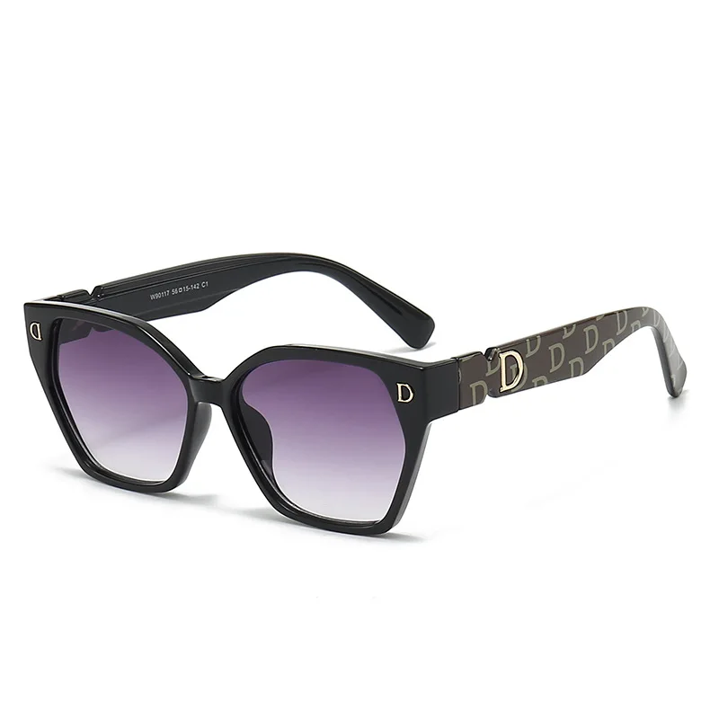 Gafas de sol de marca de lujo para hombre y mujer, anteojos de sol femeninos, elegantes, Glamour de Cateye, tendencia, nuevos