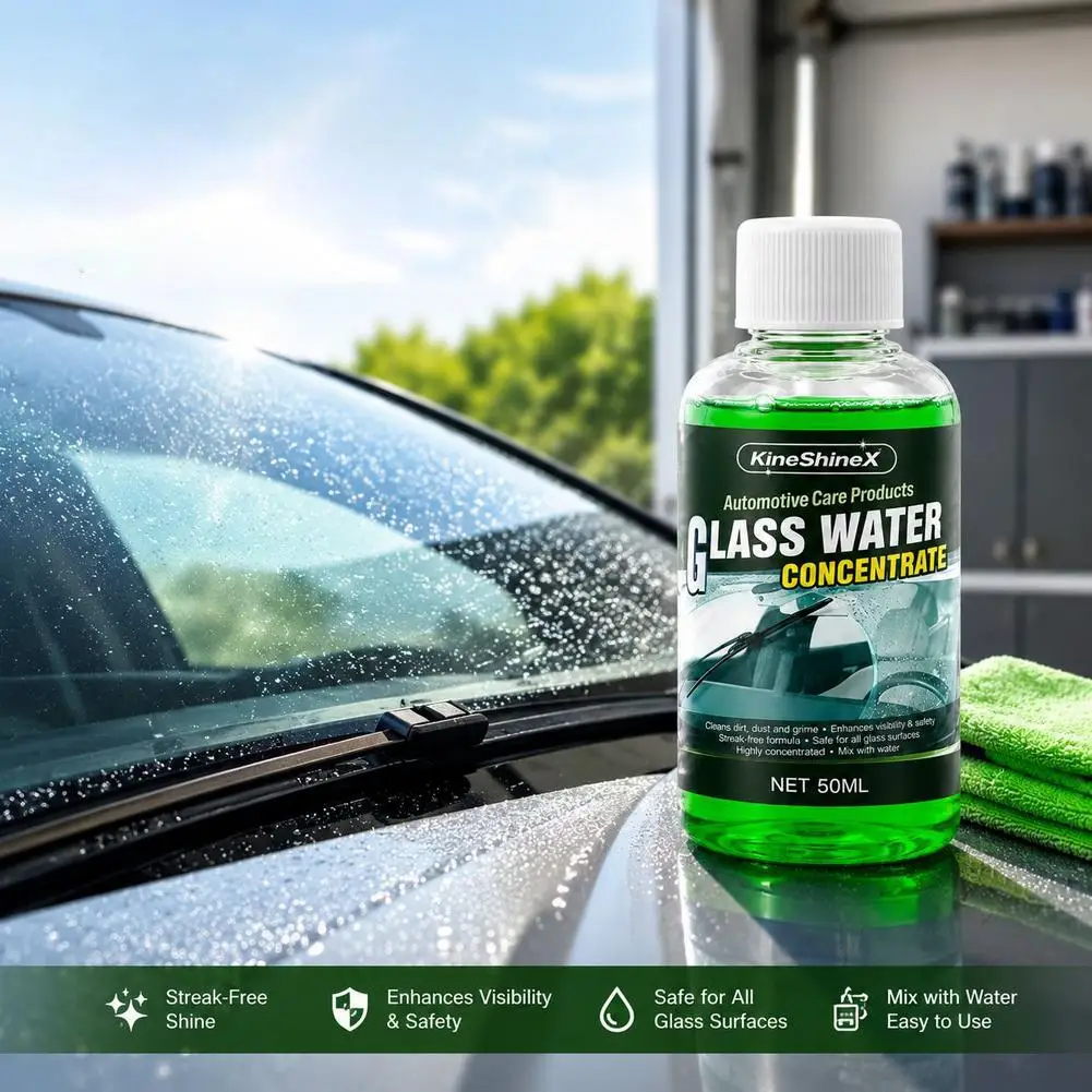 Car Specific Glass Degreasing Film Concentrate Quickly Removes Oil Stains and Dirt from Car windows