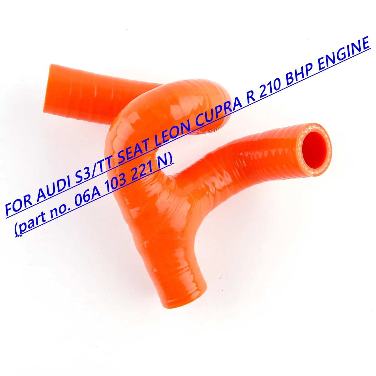 

FOR AUDI S3/TT SEAT LEON CUPRA R 210 BHP ENGINE (Part no. 06A 103 221 N) Cam Cover Breather Hose Silicone Tube 1Pc 10 Colors