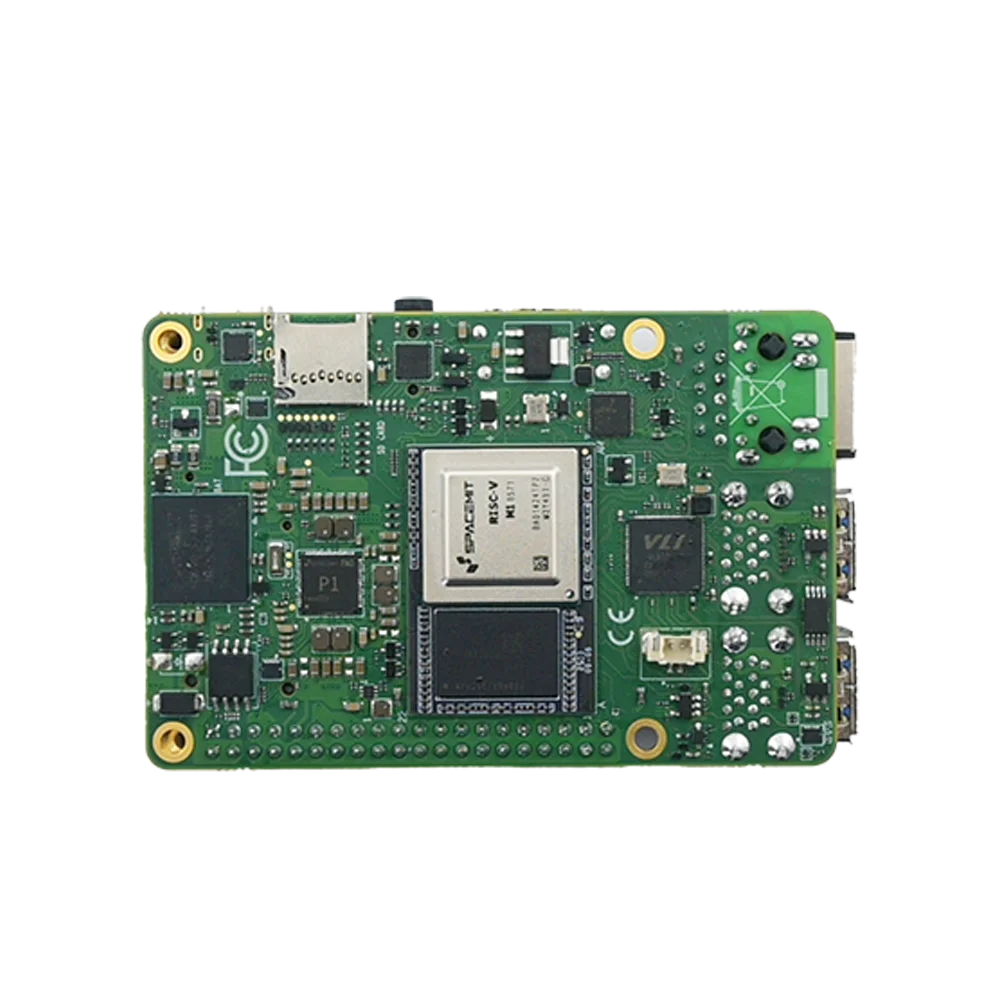 MUSE Pi Pro SpacemiT M1 8-core 64-bit RISC-V Processor 2.0 TOPS 8/16GB LPDDR4 64/128GB eMMC HDMI 1.4 Type-A Industrial Board