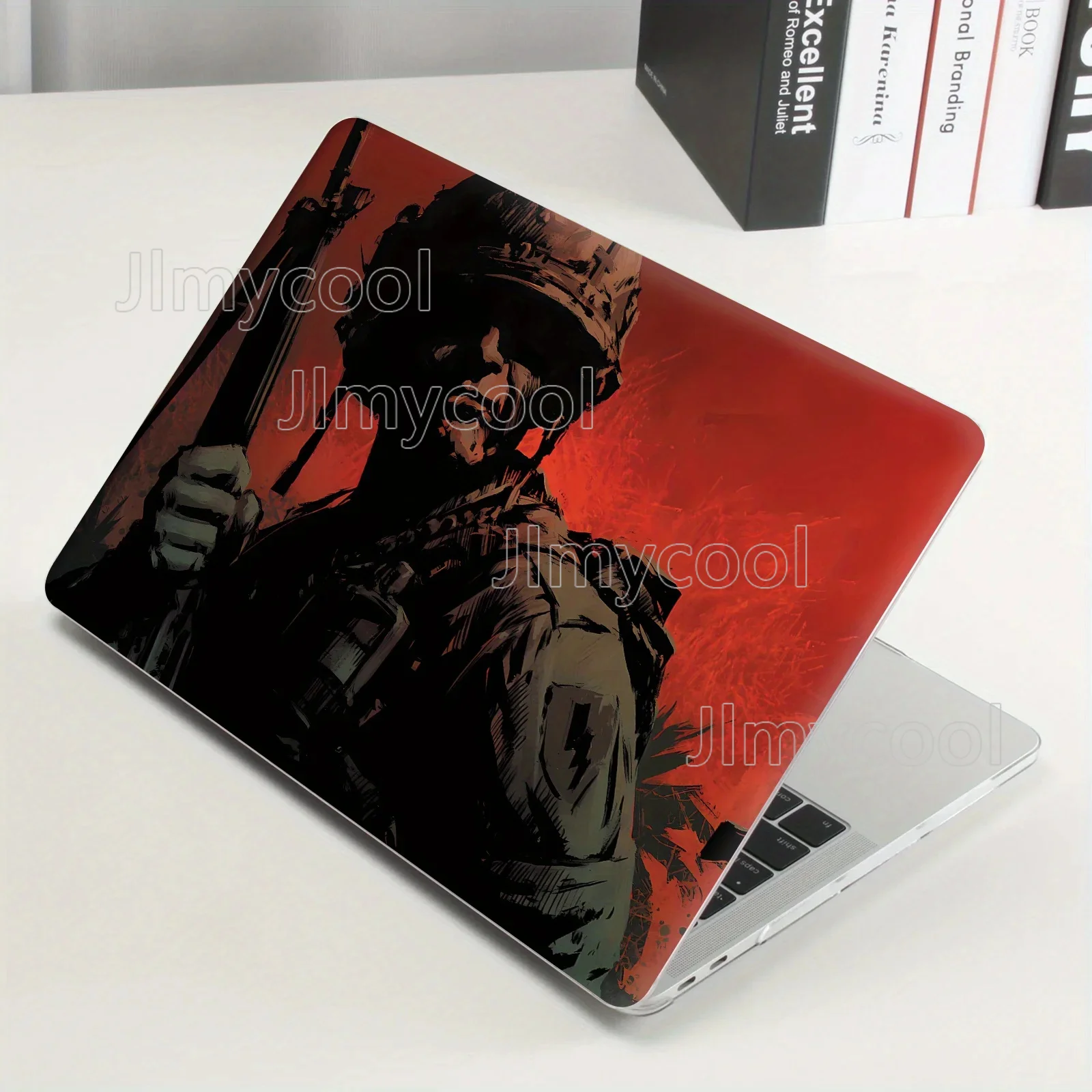 

DIY 1 набор из 2 шт., наклейки на кожу ноутбука в стиле воина, 12-15,6, наклейки на чехол для ноутбука, материал ПВХ