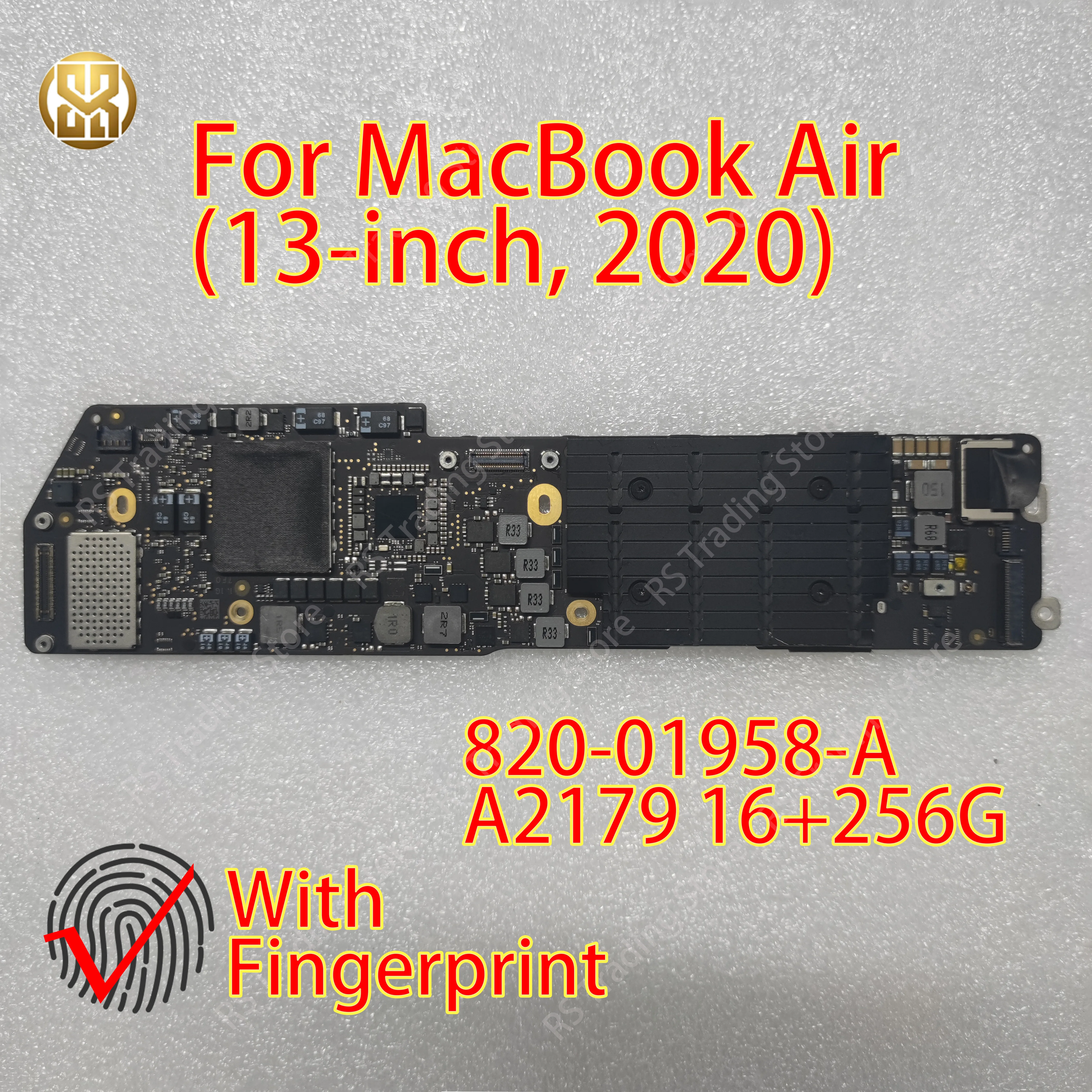 820-01958-A A2179 LogicBoard For MacBook Air (13-inch, 2020) EMC3302 MacBookAir9,1 Motherboard i7-1060NG7 16+256GB Mainboard