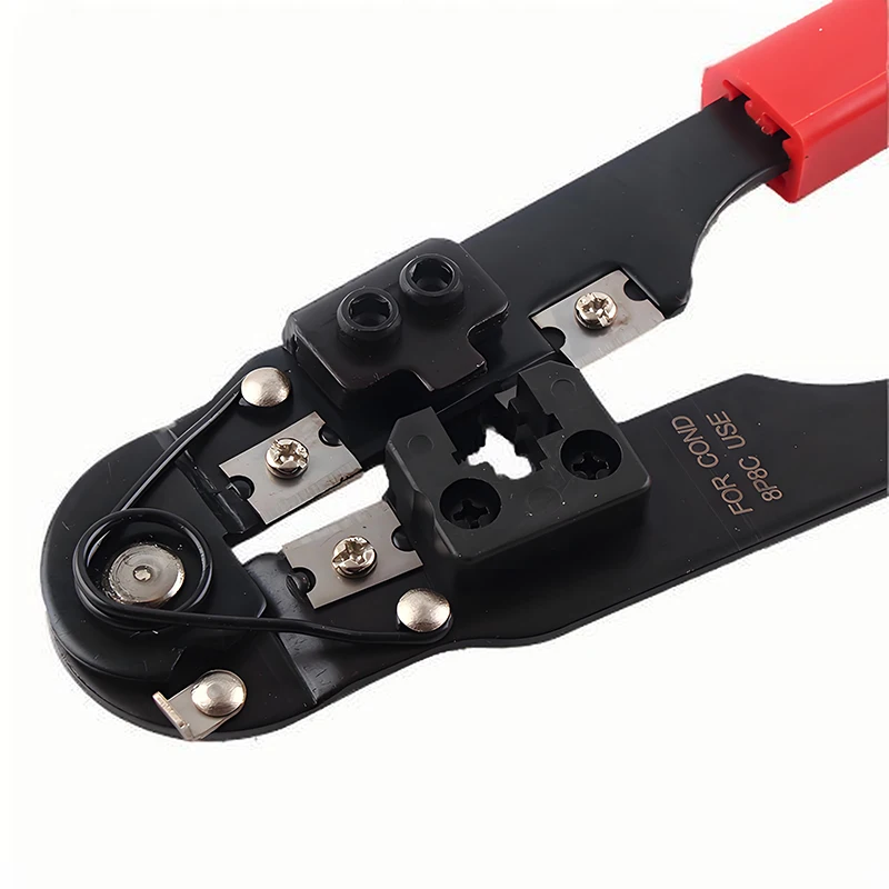 ALLSTRONG Crimping Tool Ethernet Network LAN Cable Crimper Cutter Stripper Plier 4P/6P/8P for Modular Connector