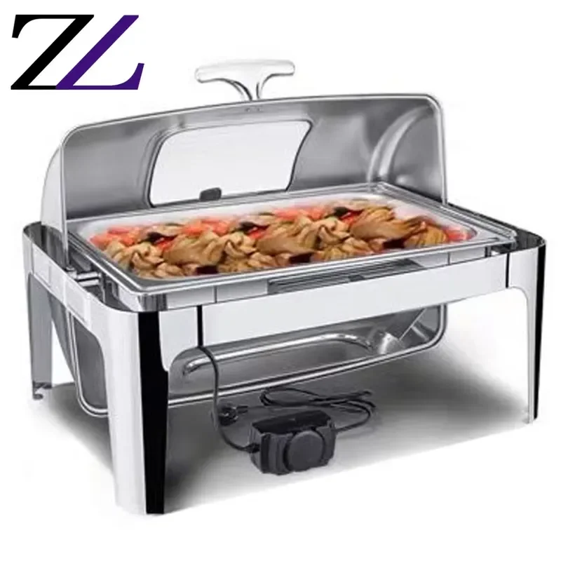 for Royal Wedding Tableware Biodegradable Kitchen Tools Utensils Cookware Hot Pot Metal SS Restaurant Buffet Equipment