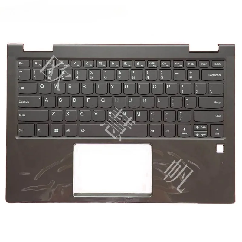 M New Repair Accessories for Lenovo Yoga 730-13 730-13IKB 730-13IWL Laptop Palmrest Upper Case with US Keyboard 5CB0Q95936 13.3
