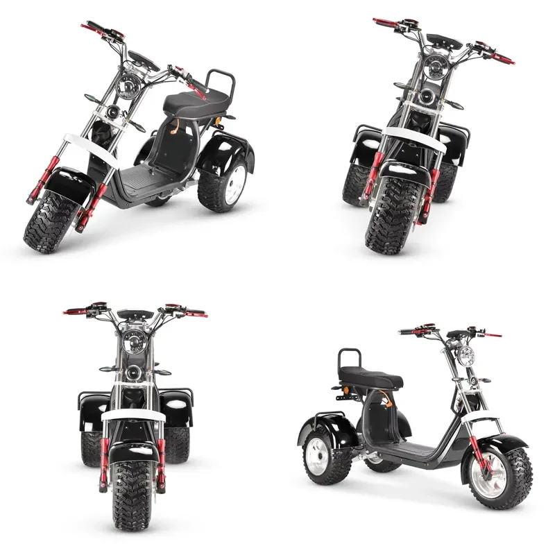 STROVAN EU Stock 4000w Electric Scooter 3 Wheel Citycoco 10inch Lithium Battery Rechargeable 60v 20ah/40ah Passenger Electric