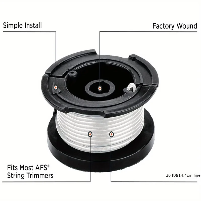 

Косильная веревка 3/6, леска для обрезки, сменная катушка, нейлоновая косильная леска, косилка — подходит для газонокосилок и секаторов
