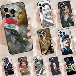 Etui Fashion Saddam Hussein Iraq Arabic Case For iPhone 15 14 13 12 Mini 11 16 Pro Max 12 13 Pro XS X XR Plus SE2 Cover