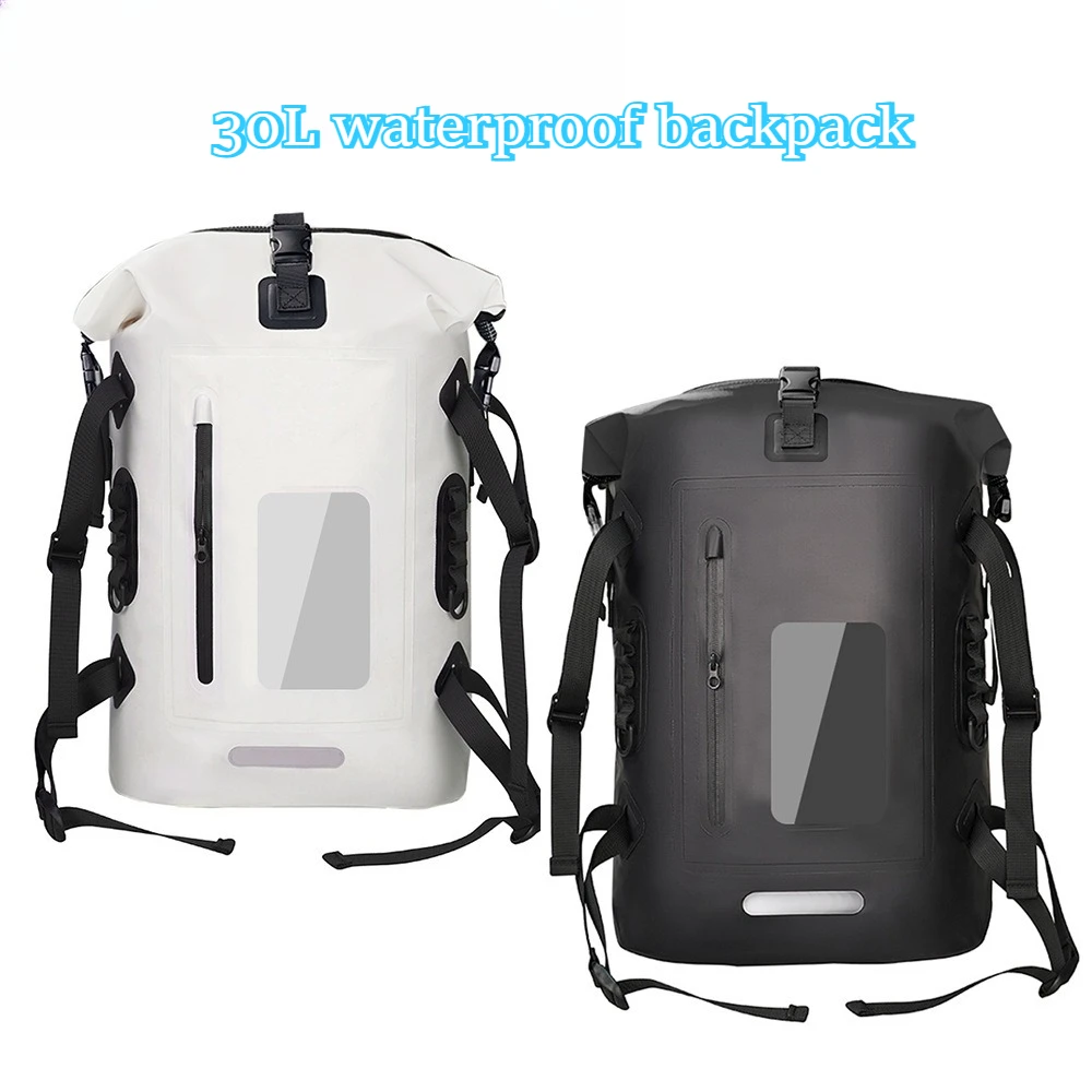 

Large capacity outdoor cycling camping waterproof backpack, water sports waterproof bag PVC waterproof backpack