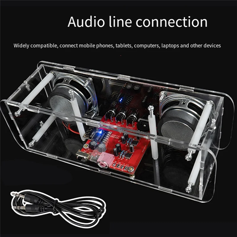 Kit de Altavoz Bluetooth para proyectos de soldadura, componentes electrónicos, bricolaje, práctica, montaje de soldadura, DIY