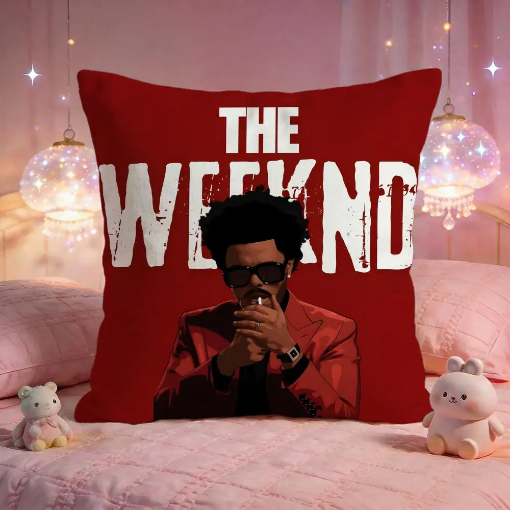 t-The Weeknd singer Cushion Cover Premium Comfort Reversible Pillow Cove -Two in One Design for Any Room & Car Interior