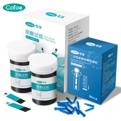 Cofoe KF-UA01-C Uric Acid Test Strips and Lancets Needles Only Suitable KF-UA01-C Uric Acid monitor 25/50/100pcs