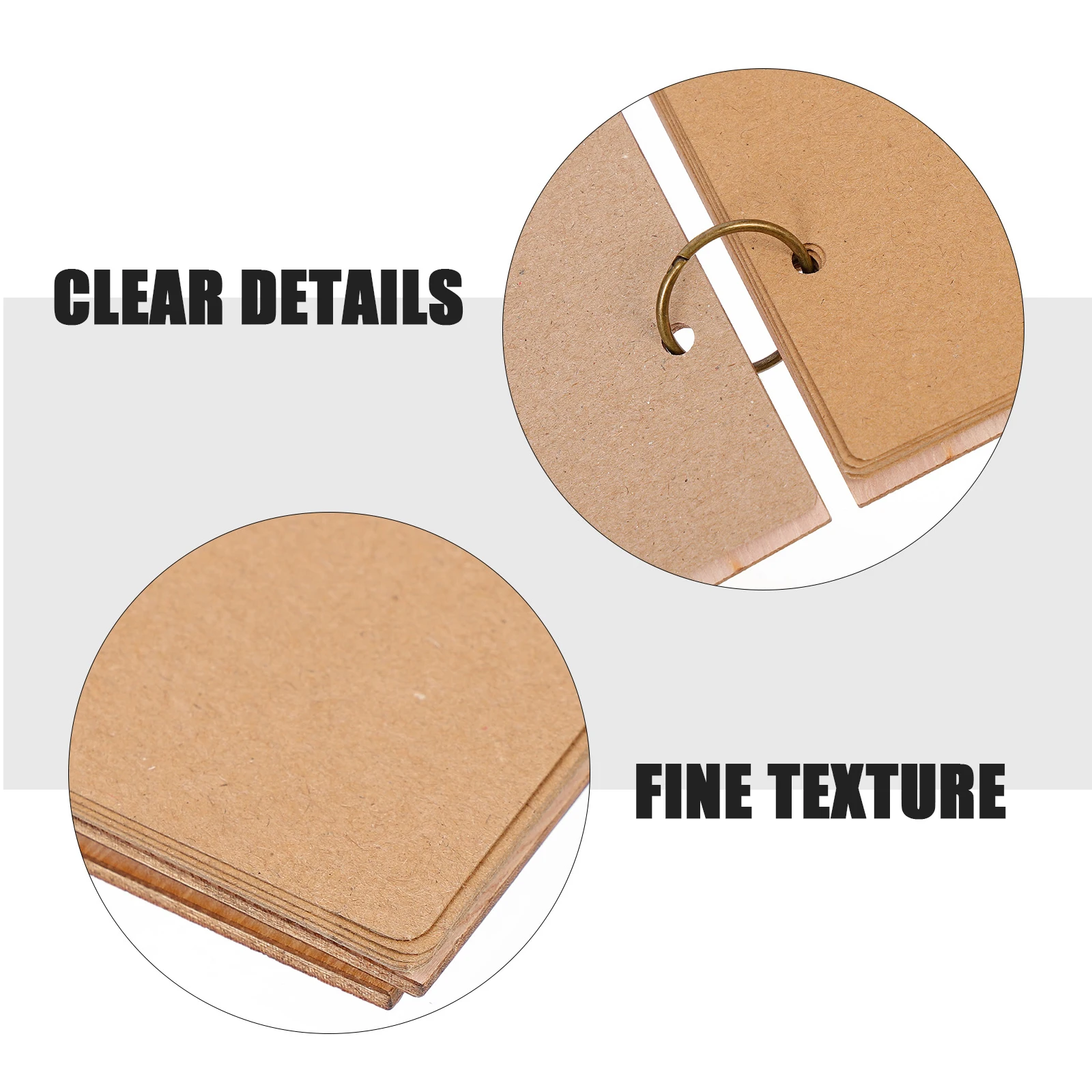 

1Pcs Wooden Guest Book Vintage Style 40 Pages Wedding Sign-in Message Album for Reception Anniversary Wooden Guest Book