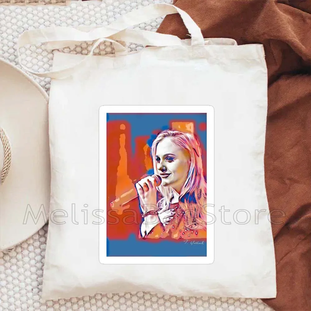 Hello It's Me Love Adele Music Singer Poster Fan Gifts Women Canvas Shoulder Tote Bag Harajuku Shopper Cotton Shopping Handbag view 4