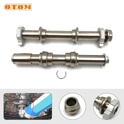 OTOM 2023 Motorcycle Wheel Front Rear Axle With Nut Rim Cover Spacers Hub Collars For KTM EXC SX HUSQVARNA GASGAS EXF MC 125-500