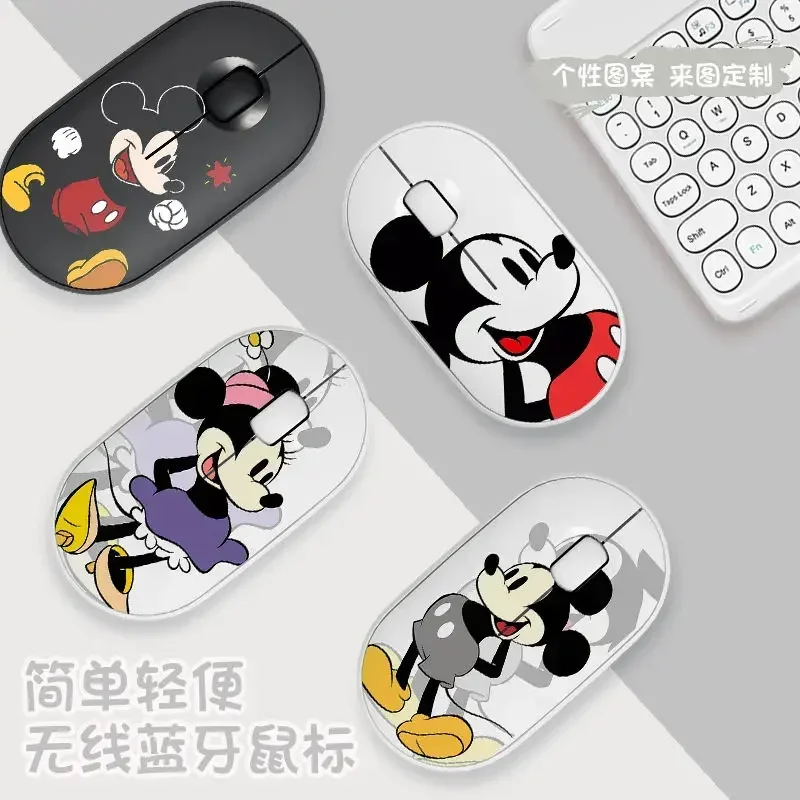 

Mickey Mouse Wireless Bluetooth Mouse cute cartoon USB Bluetooth ultra -quiet household notebook computer holiday gift