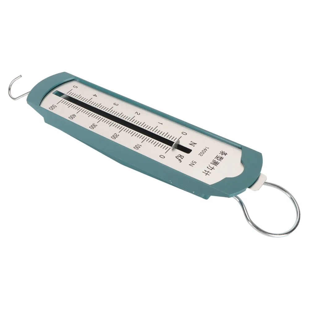 4pcs Polymer Shell Spring Dynamometer Metal Spring Clear Scale Mark Bar Force Meter Rectangular Shape Multi Range 1N 2.5N 5N