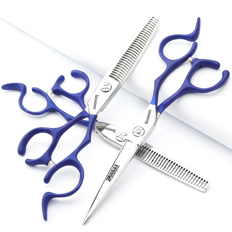 6 Inch Hair Clippers, Professional and Authentic Flat Cut, Thin Cut, No Trace Tooth Cut Hairstylist's Special Scissors Set.