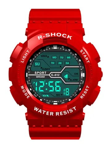 Outdoor Sport Men Watch Multifunction Large Screen LED Electronic Waterproof Luminous Military Digital Wristwatches Reloj Hombre