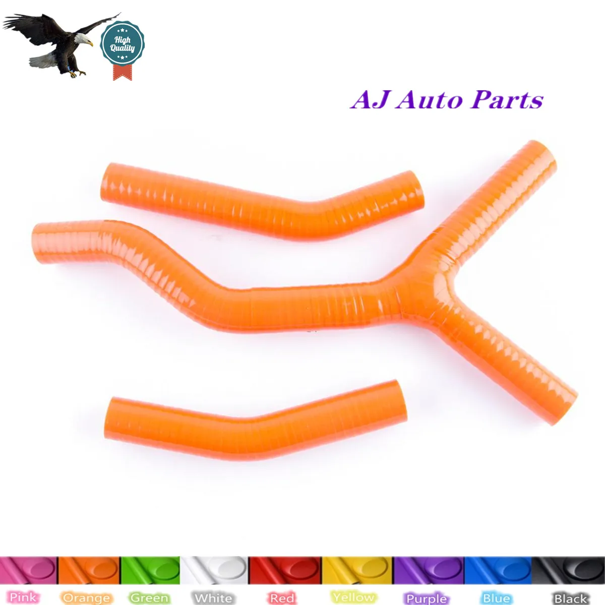 

For KTM 125 200 SX EXC MXC 2003-2006 Silicone Coolant Radiator Hose （3 -PLY Hose ）