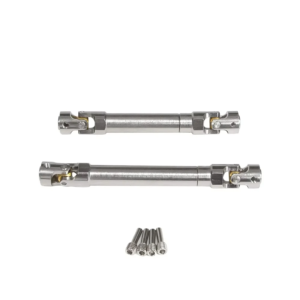 Steel Driveshaft For AXIAL 1/8 AXP8 GILAMON 2.2 4X4 RTR RC Car Black/Silver