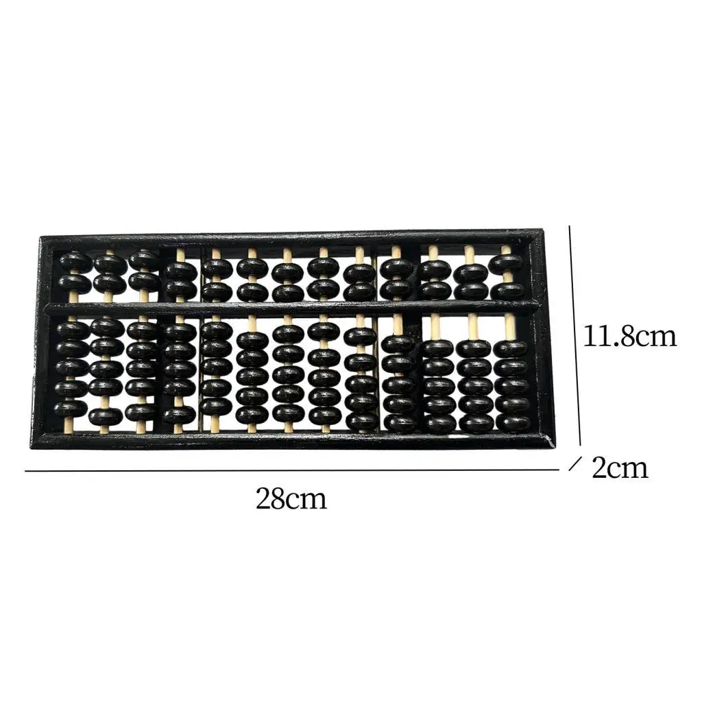 Ferramenta de contagem de ábaco de madeira estilo vintage, contas de madeira, brinquedos matemáticos aritméticos