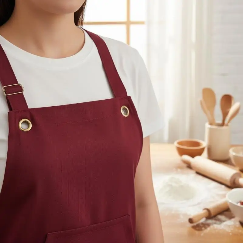 New Professional Barber Apron Breathable Waterproof Cooking Aprons 2 Sizes Large Pocket Working Clothes For Hairdressing