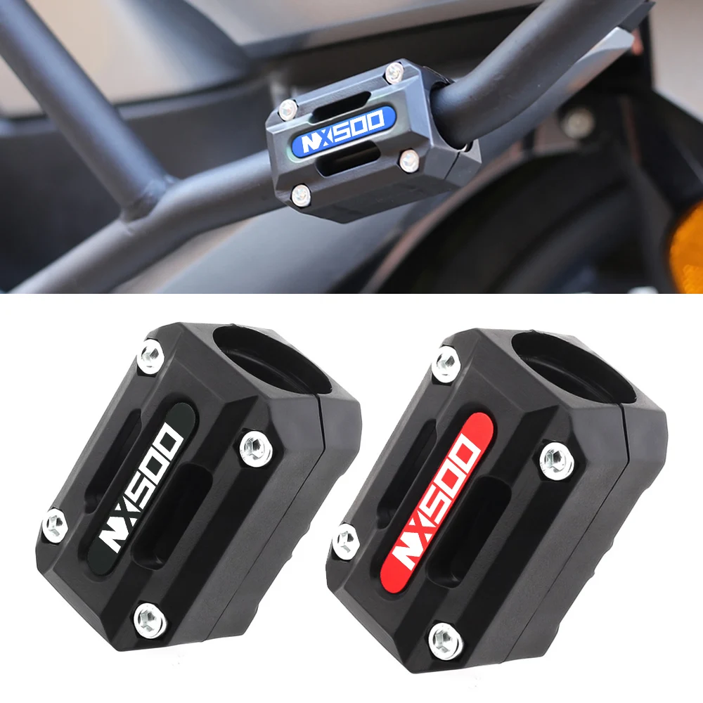For Honda NX500 NX 500 2024 2025 2026 Crash Bar Engine Protector Bumper Block Motorcycle Accessories