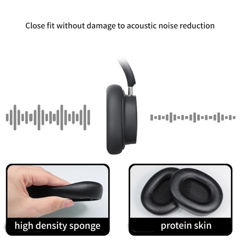 Melhora a audição Almofadas macias para fones ouvido D05 Earpads Earcups