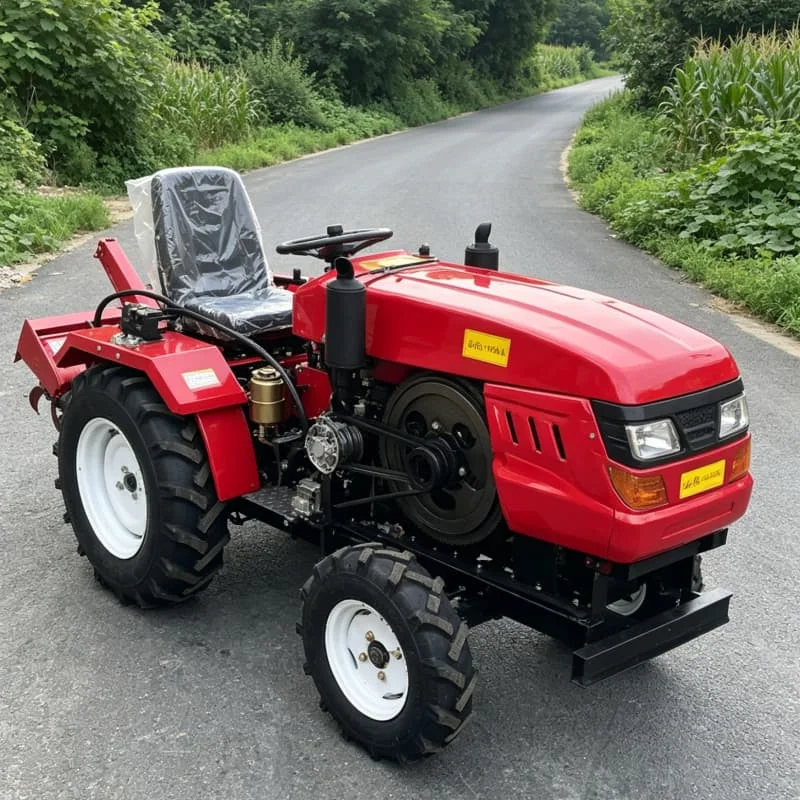 

Customized 2026 New Energy-saving 4WD Mini Cultivator, Four-wheel Plough Tractor for Farm Land Reclamation and Rotary Tillage