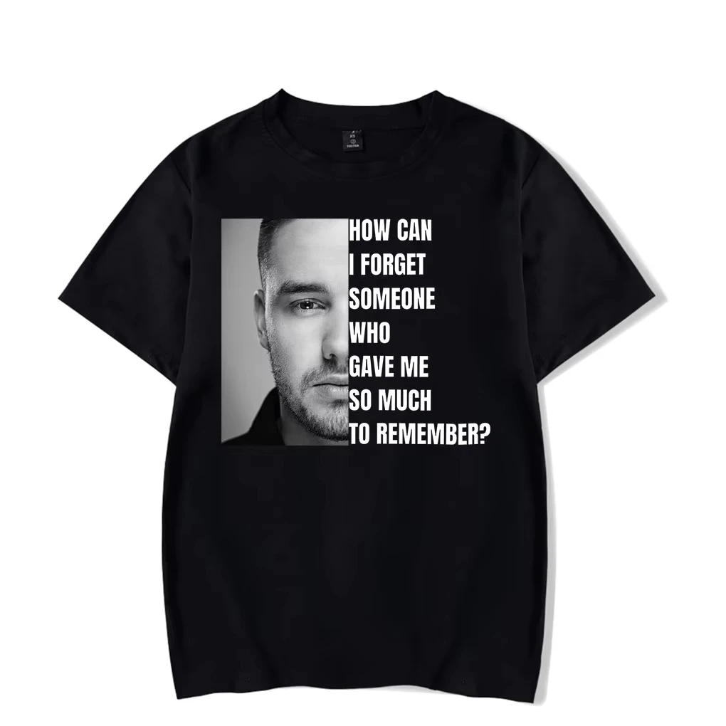 Liam Payne 1993-2024 Tribute Singer Rip LP1 Album Same T-Shirt Teardrops Tees Short Sleeve Men/women Rip Hip Hop Tops Oversized