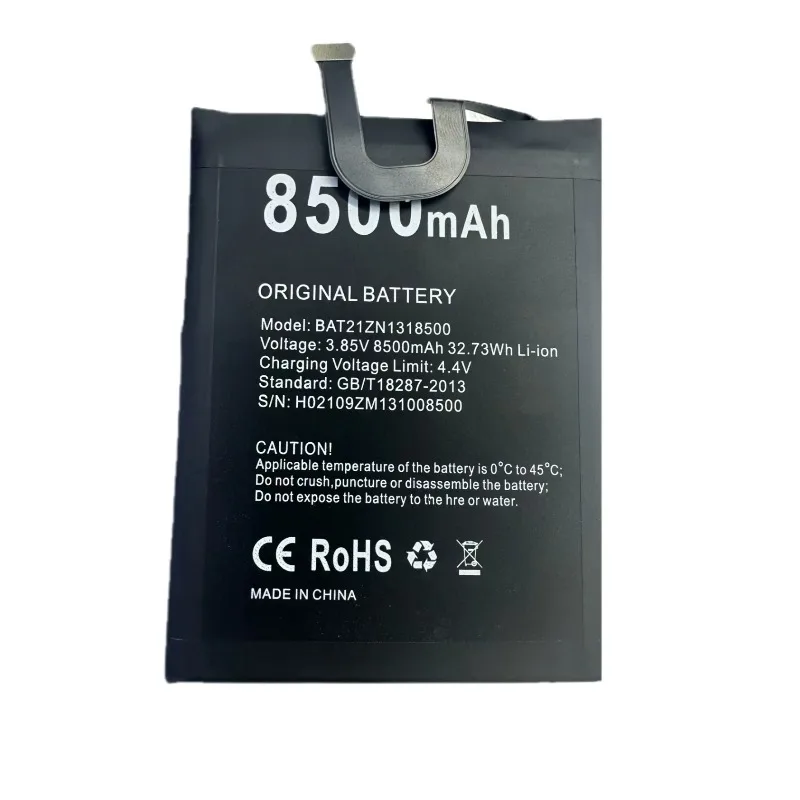 Rechargeable Lithium Battery BAT21ZN1318500 3.85V 8500mAh Replacement for DOOGEE S97 Pro S97Pro Mobile Phone + Free tools