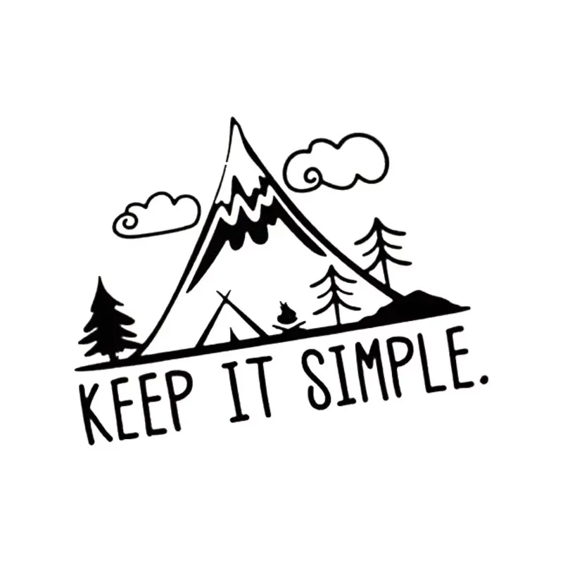 

Простой горный дизайн, стайлинг окон, бамперы, аксессуары для мотоциклов, бытовая техника, декоративные виниловые наклейки на автомобиль