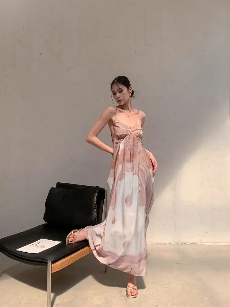 Zweiteiliges Set mit Zigarettenpulver-Batik-Unterhemd im nationalen Stil, hochwertiges, klassisches Sonnenschutzhemd für Damen