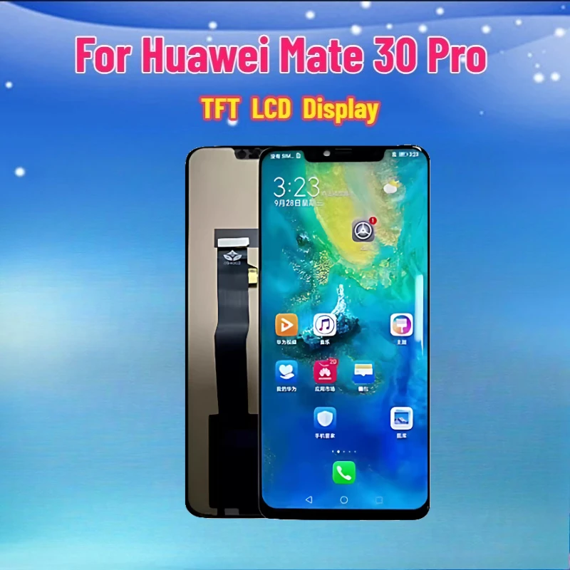 

TFT For Huawei Mate 30 Pro LIO-L09 L29 AL00 LCD Display Touch Screen Digitizer Assembly Replacement Mate 30 pro Display