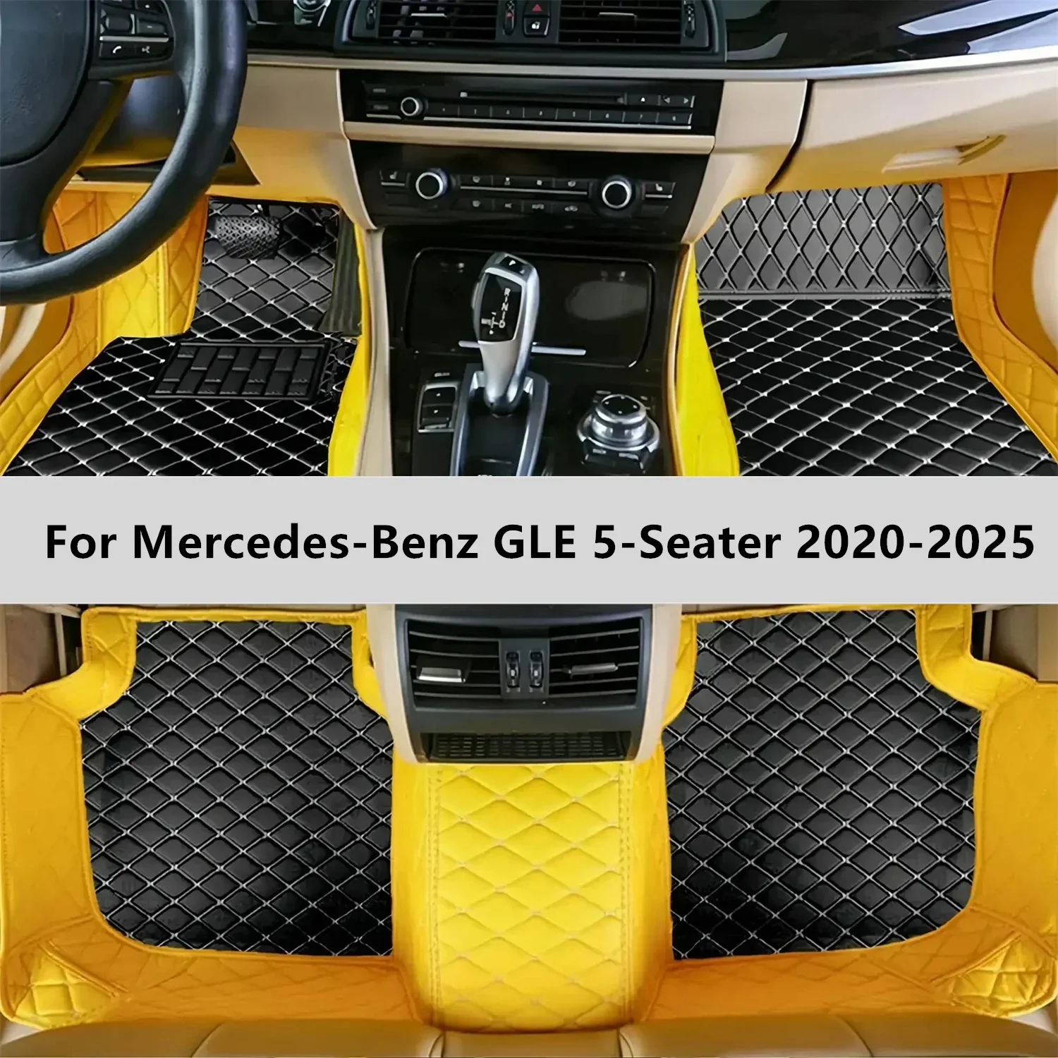 

Автомобильные коврики на заказ для Mercedes-Benz GLE, 5-местный коврик 2020-2025, автомобильный коврик, аксессуары для мужчин и женщин, аксессуары для интерьера