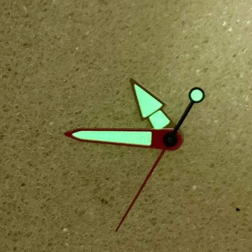 Zegarek ręce zielone świecące dla akcesoria zamienne naprawczych wskaźników zegarek z czujnikiem ruchu NH35 NH36